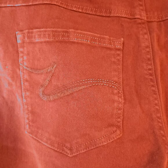 EUC: Just My Size by Hanes 18W Berry Classic Fit Straight Leg Jeans - Picture 4 of 4